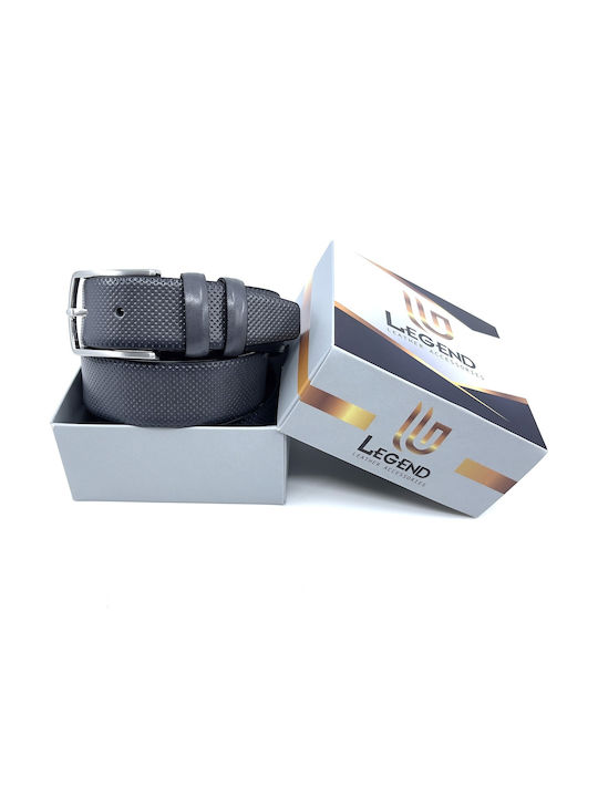 Men's Belt Leather Gray