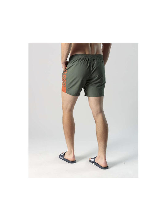 Devergo Herren Badebekleidung Shorts Khaki Gestreift