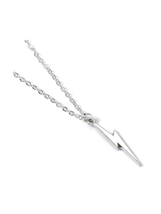 The Carat Shop Harry Potter Lightning Bolt Necklace Silver