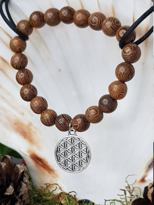 Bracelet Flower of Life made of Cord