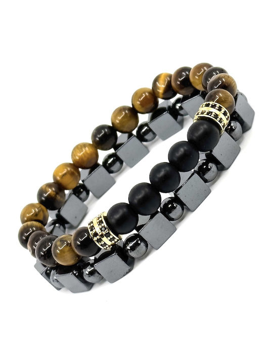 Legend Accessories Мъжка Подредба Гривни от Неръждаема Стомана 21см LGD-BR-2025/А