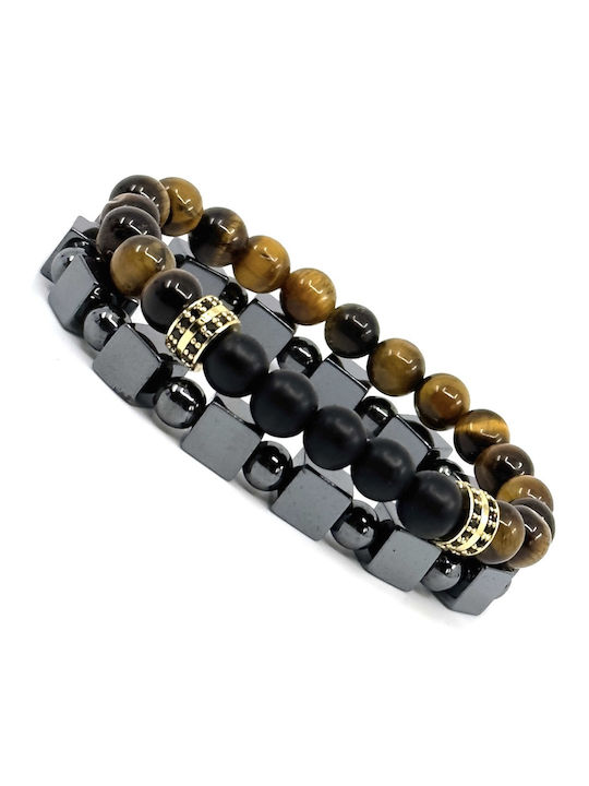 Legend Accessories Мъжка Подредба Гривни от Неръждаема Стомана 21см LGD-BR-2025/А