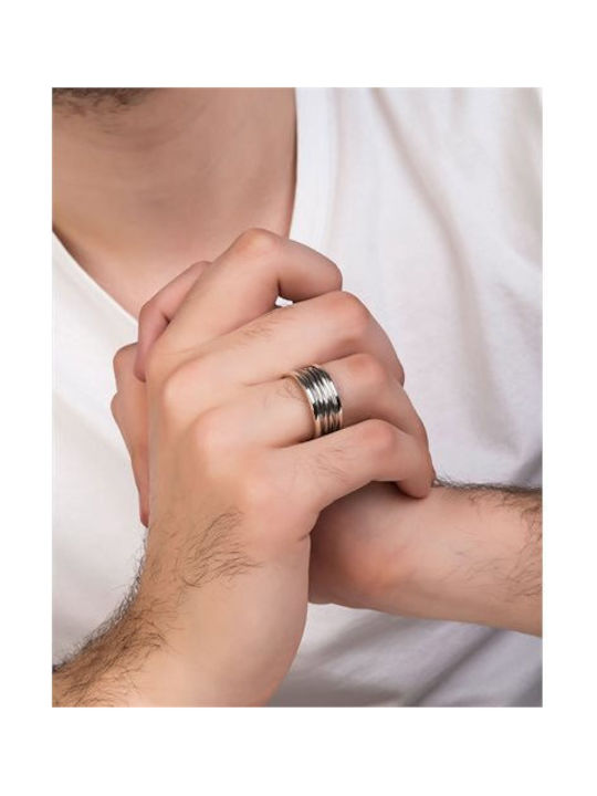 Paraxenies Men's Silver Ring