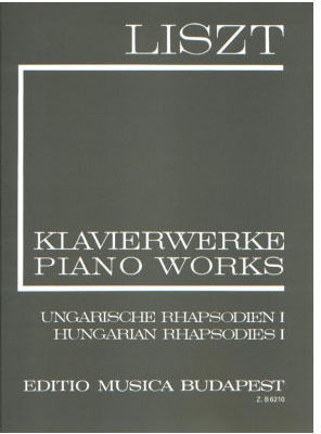 Editio Musica Budapest Liszt Piano Works Παρτιτούρα για Πιάνο