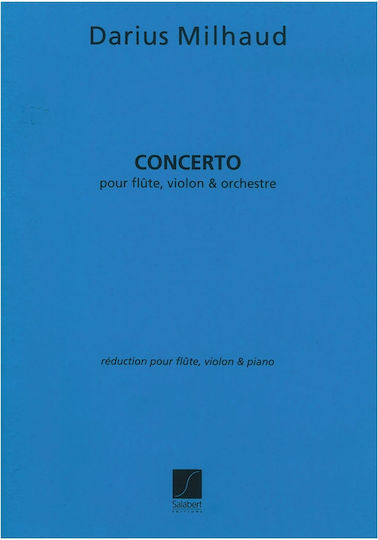 Durand Milhaud Concerto pentru Instrumente de suflat