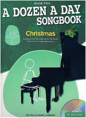 Willis Music A Dozen a Day Songbook Christmas Sheet Music for Piano + CD