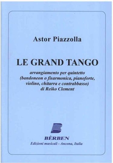 Berben Piazzolla Παρτιτούρα για Κιθάρα