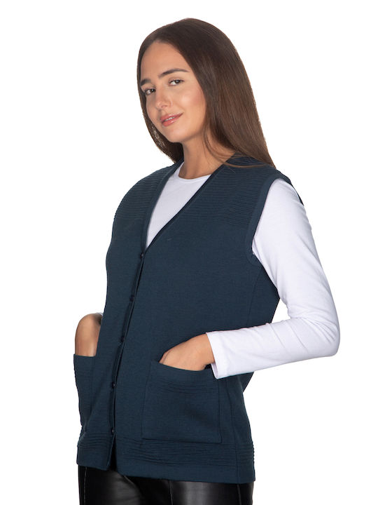 Women's Sweater Vest Blue