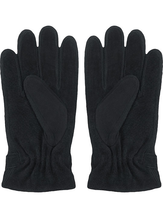 Μαύρα Ανδρικά Fleece Γάντια