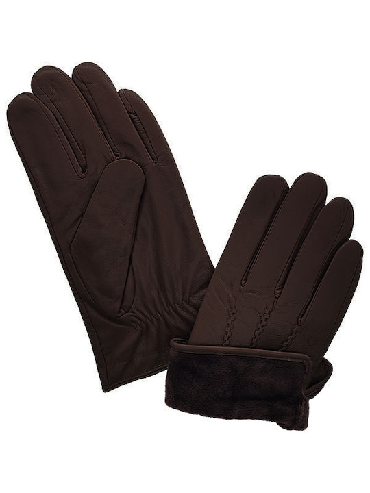 Men's Leather Gloves Brown