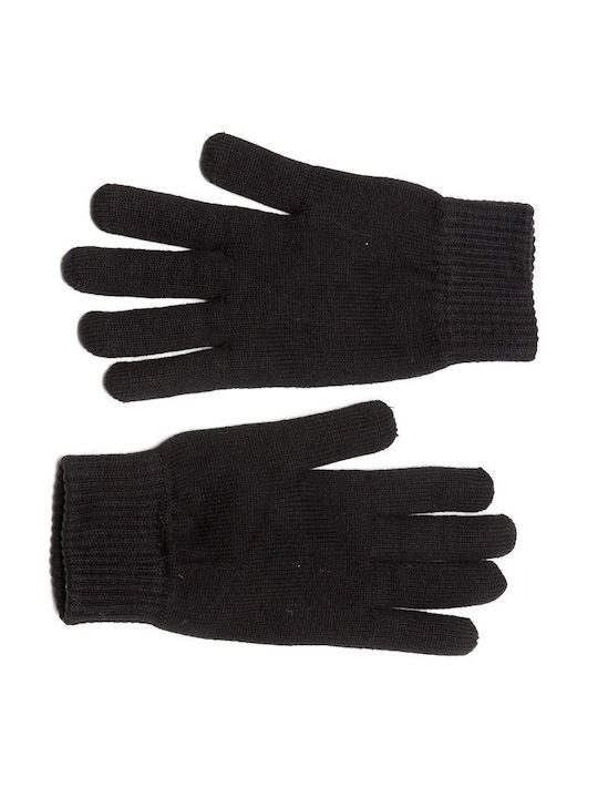 Devergo Schwarz Gestrickt Handschuhe