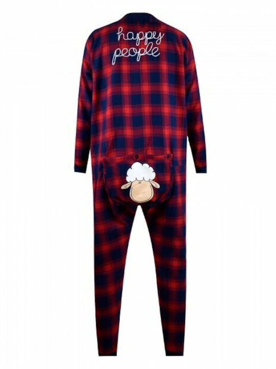 Happy People Winter Women's Pyjama Set Navy Blue