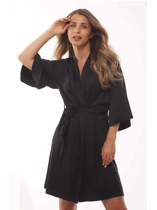 Bonatti Winter Women's Robe Black MAIDA