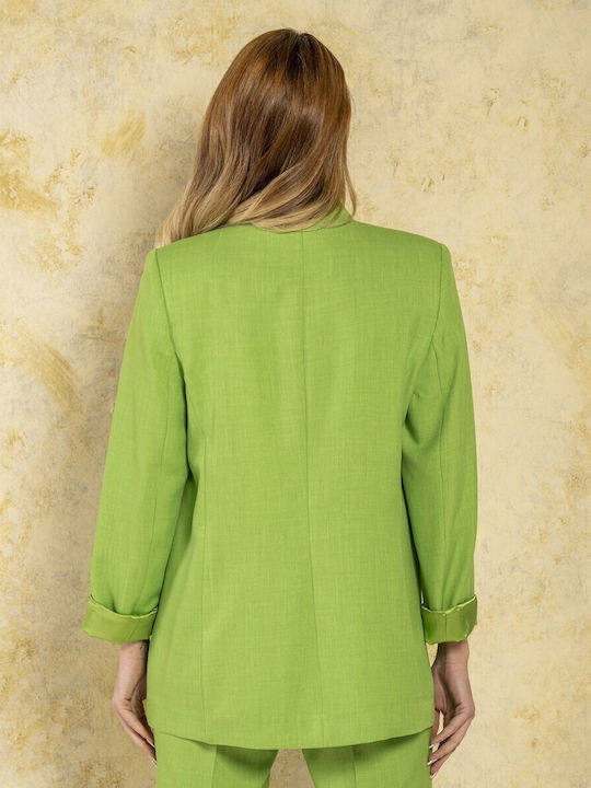 Derpouli Women's Blazer Green