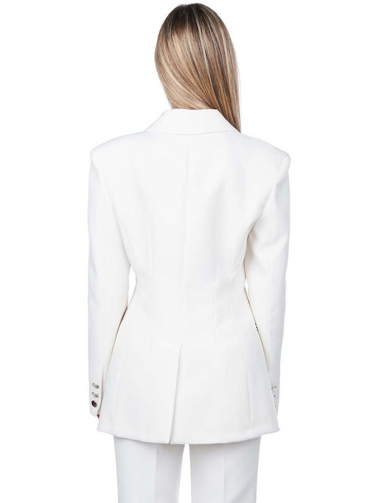 Vicolo Women's Blazer White