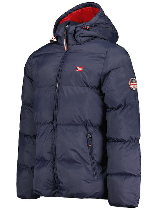 Geographical Norway Ανδρικό Χειμωνιάτικο Μπουφάν Puffer Navy Μπλε