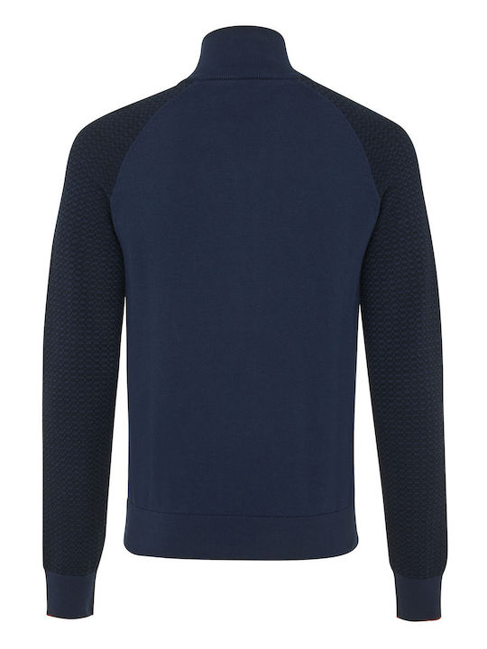 Men's Knitted Cardigan Blue