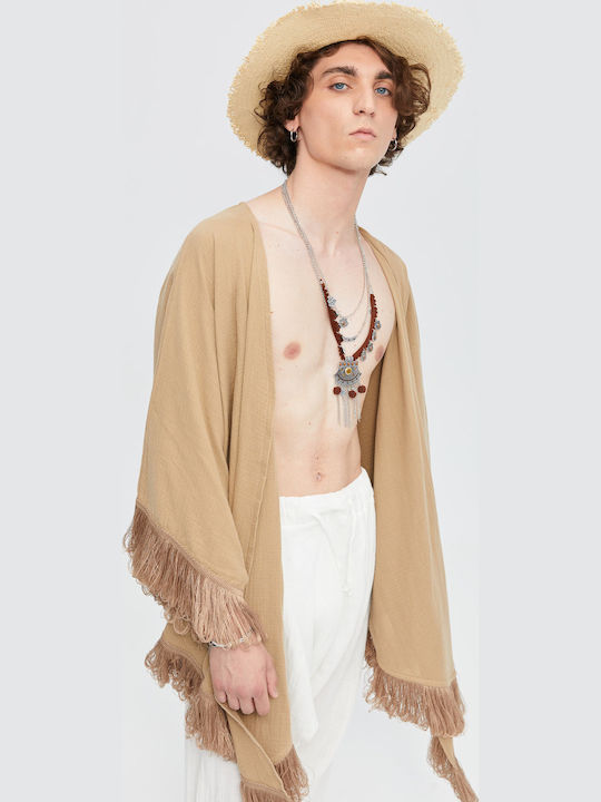 Men's Cardigan Beige