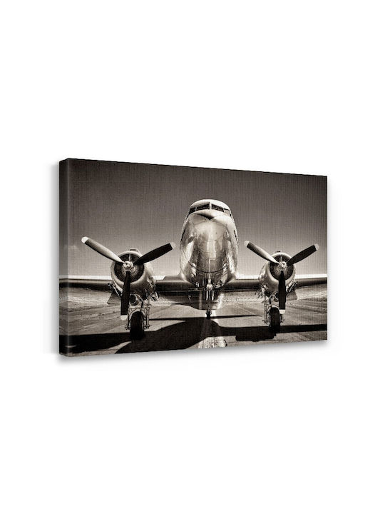 Walls Vintage Αεροπλάνο Πίνακας σε Καμβά 70x50cm