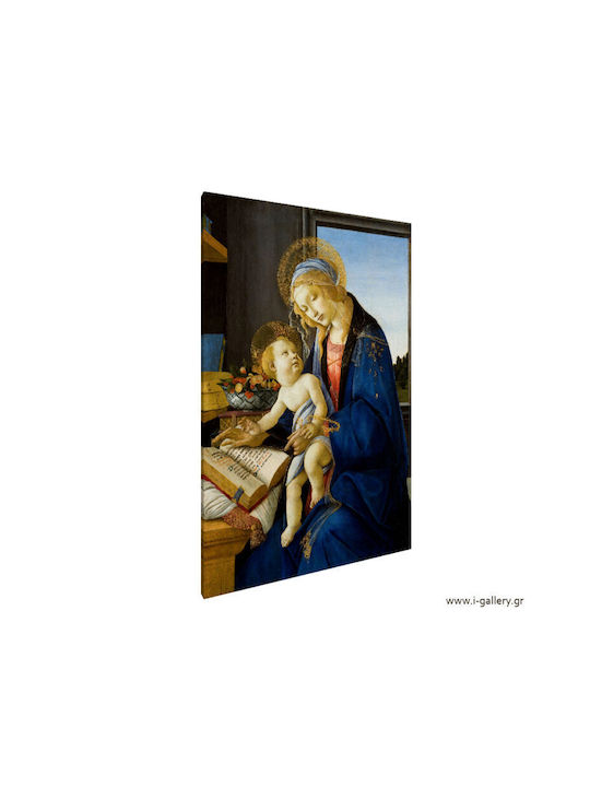 I-gallery The Virgin And Πίνακας Αντίγραφο του Sandro Botticelli σε Καμβά 30x40cm
