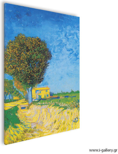 I-gallery Lane Near Arles Πίνακας Αντίγραφο του Van Gogh σε Καμβά 50x70cm