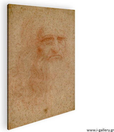 I-gallery Portrait Of A Painting Copy of Da Vinci on Canvas 50x70cm