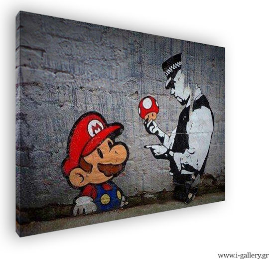 I-gallery Картина Копие на Banksy Платнен 150x100см