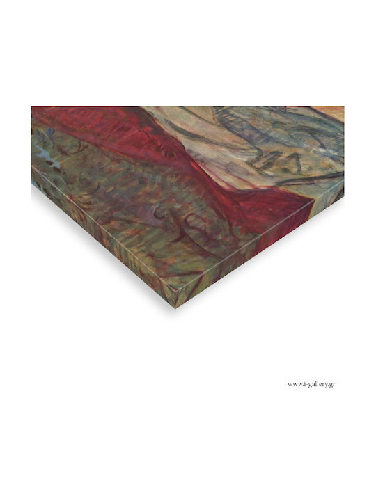 I-gallery In Bed Toulouse Painting Copy of Toulouse Lautrec on Canvas 90x60cm