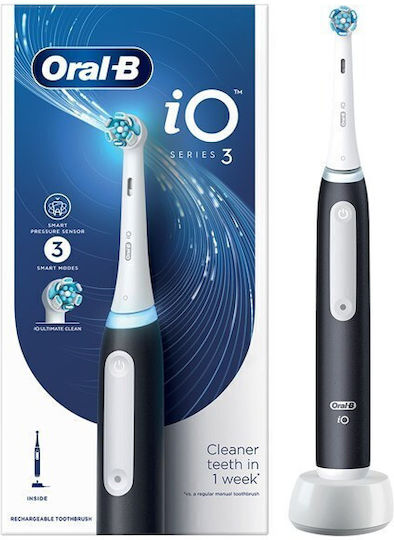 Oral-B iO Series 3 Electric Toothbrush with Pressure Sensor Black