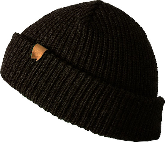Beanie Unisex Σκούφος με Rib Πλέξη σε Γκρι χρώμα
