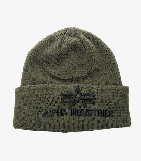 Knitted Beanie Cap Khaki