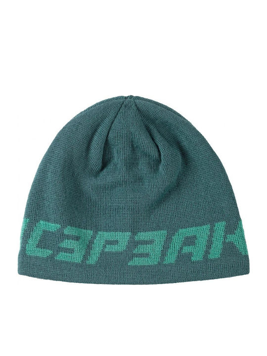 Halawa Knitted Beanie Cap Turquoise