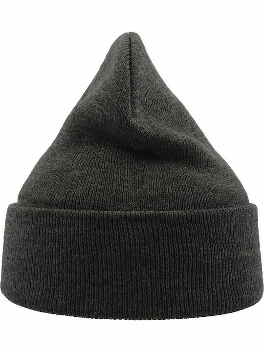 Wind Beanie Beanie Knitted in Gray color