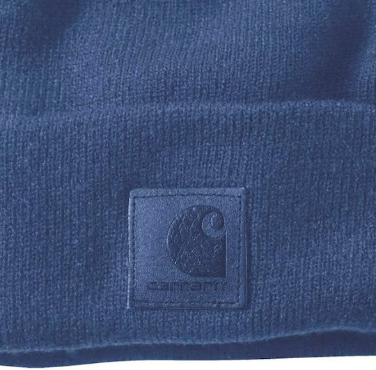 Beanie Unisex Beanie with Rib Knit in Blue color