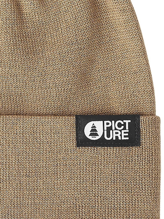 Picture Organic Clothing Knitted Beanie Cap Beige