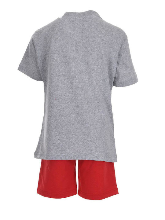 Cotton Planet Kids Set with Shorts Summer 2pcs Gray