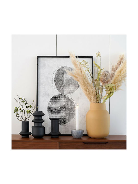 La Redoute Interieurs Διακοσμητικό Βάζο Metallisch Schwarz 22cm 1Stück