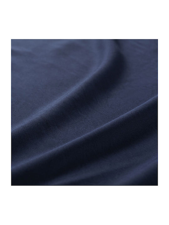 Hauz Bettlaken Super-Doppel mit Gummiband 160x200+40cm. Blau