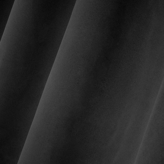 Window Curtain with Grommet S-F Notte Black 135x180cm