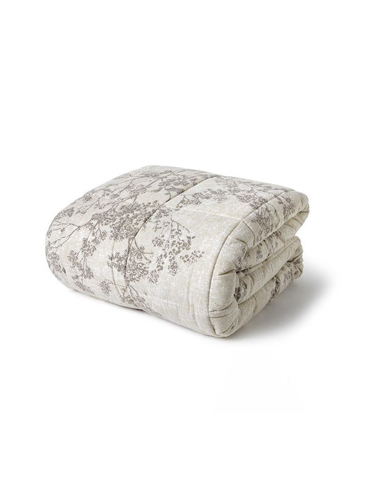Aigaion Bettdecke Einzelbett 160x220cm Beige