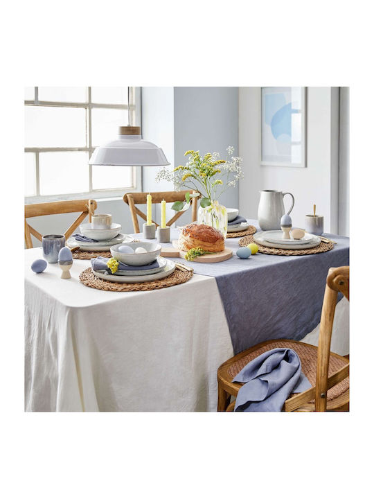 Butlers Τραπεζομάντηλο Λινό RIGA Γκρι 42x42εκ.