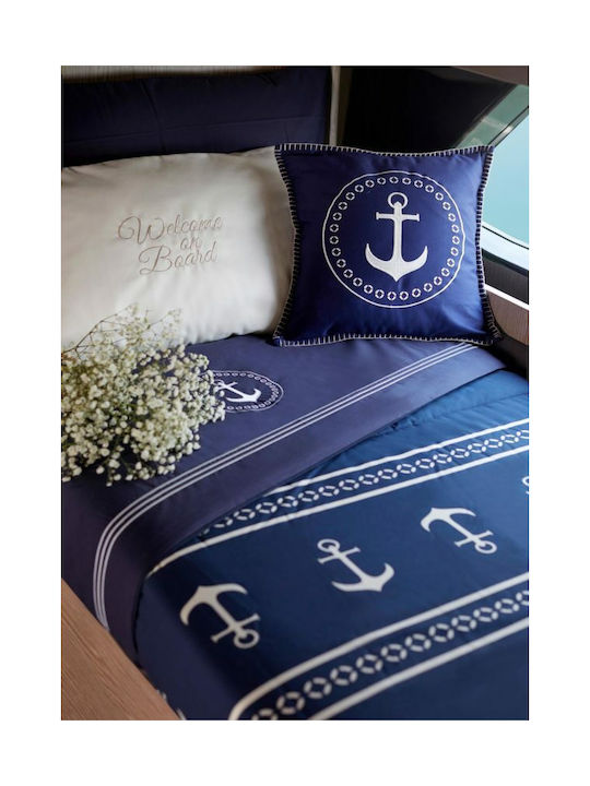 Marine Business Kissenbezug-Set Blau 40x40cm.