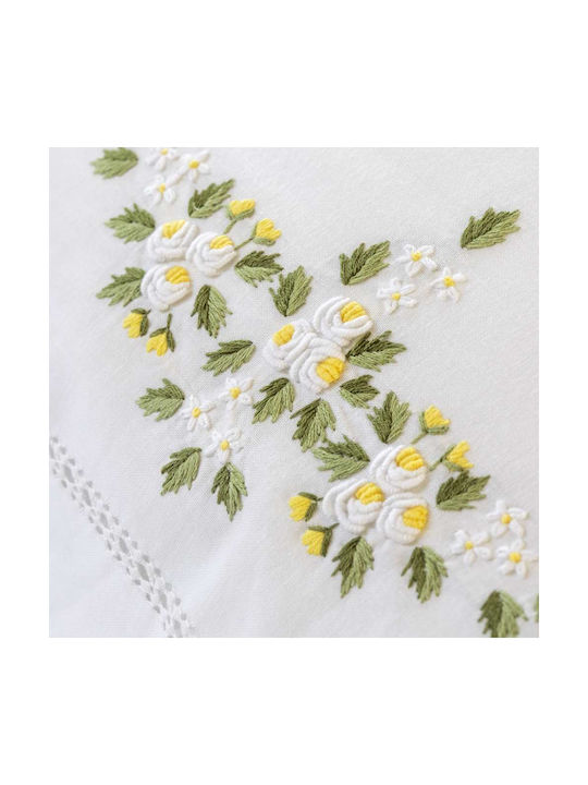 Aigaion Set Față de Pernă cu plic de acoperire Albe 50x70cm.