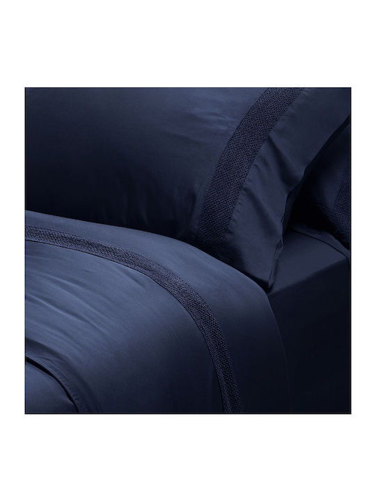 Hauz Duvet Cover Set Queen with 2 Pillowcases 230x250 Blue