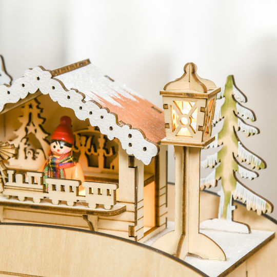 HomCom Advent Calendar Ξύλινο
