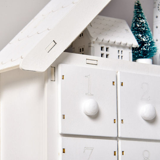 HomCom Adventskalender Holz