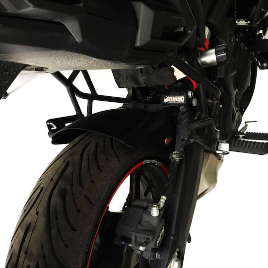 Back Motorcycle Rear Wheel Fender for Kawasaki Versys 650 Black 1pcs