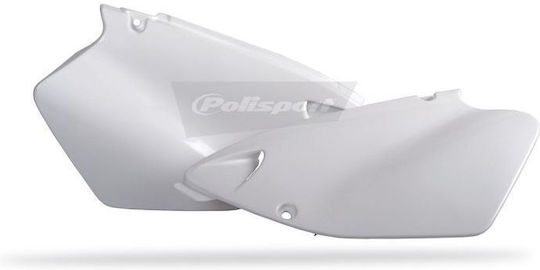 Polisport Motorcycle Side Plastic for Yamaha YZ 250 White 2pcs