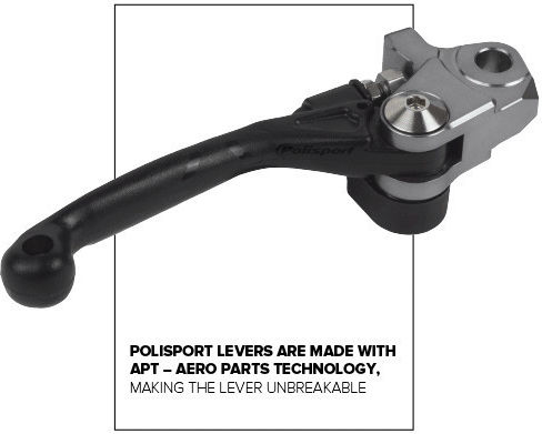 Polisport Сгъваема за Kawasaki KXF 450 Черен 8487200020