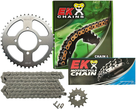 EK Kette & Ritzel-Kit für Yamaha Z 125